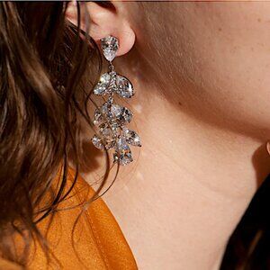 NEW~ Anthropologie APPLES & FIGS Fantasy Floral Palace Earrings